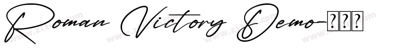Roman Victory Demo字体转换